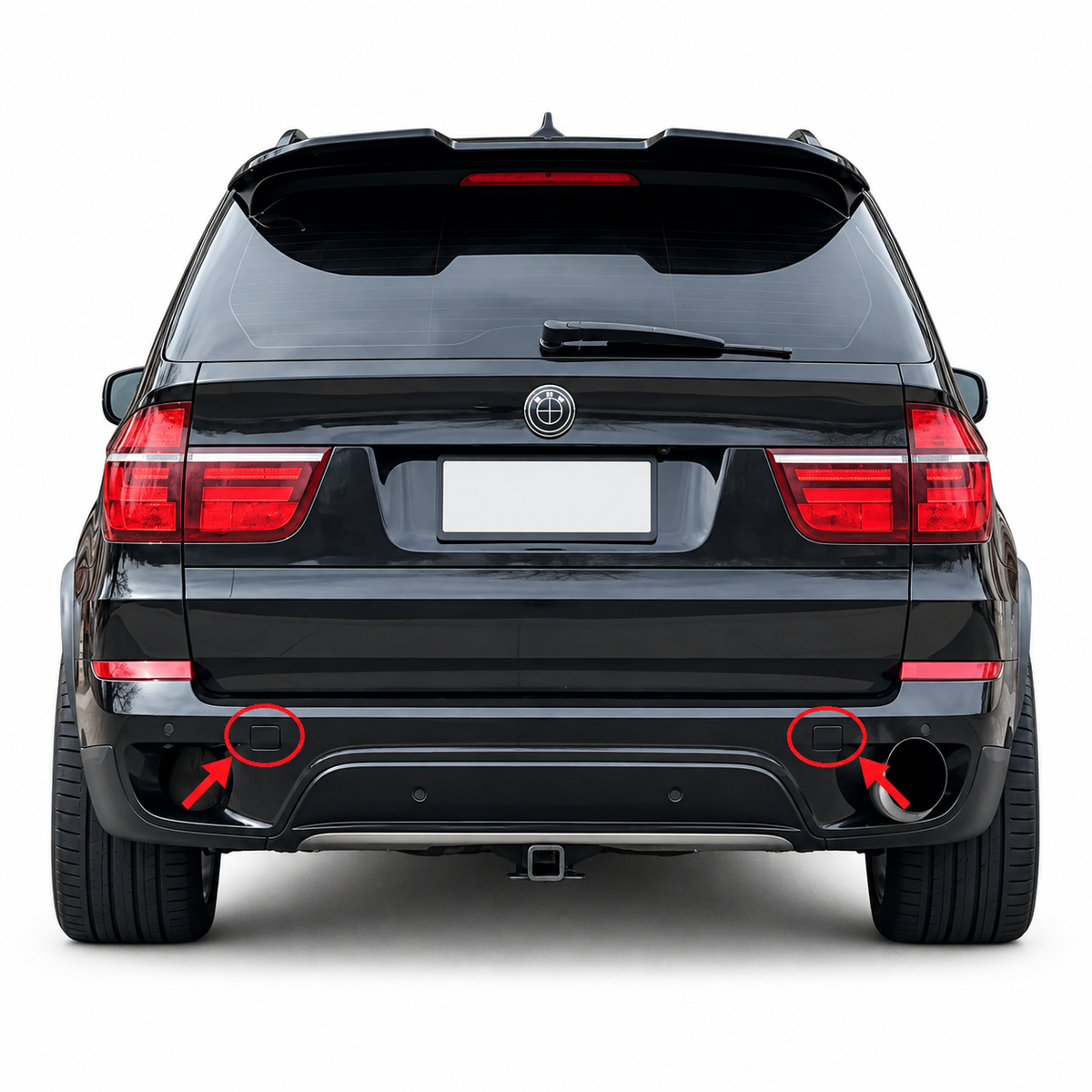 BMW X5 E70 standard facelift 2010-2013 капаче за кука за теглене