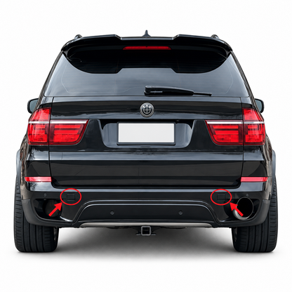 BMW X5 E70 standard facelift 2010-2013 капаче за кука за теглене