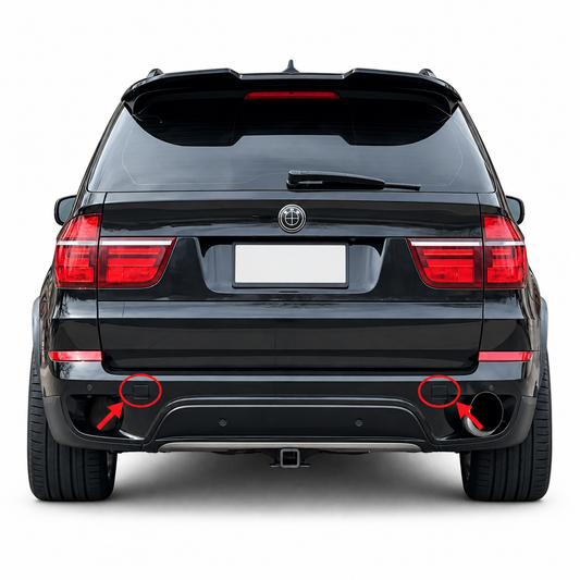 BMW X5 E70 standard facelift 2010-2013 капаче за кука за теглене