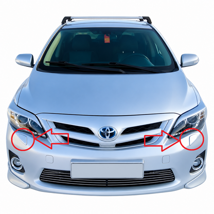Toyota Corolla E150 facelift 2010-2013 капачета за пръскалки на фарове