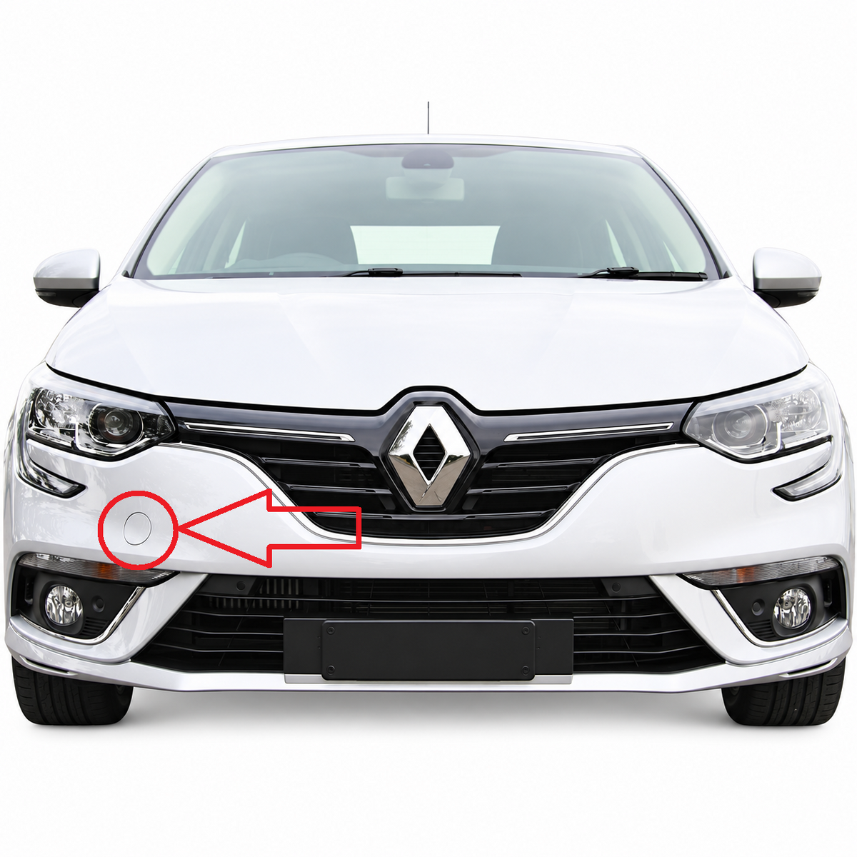 Renault Megane IV pre-facelift 2015-2020 капаче за кука за теглене