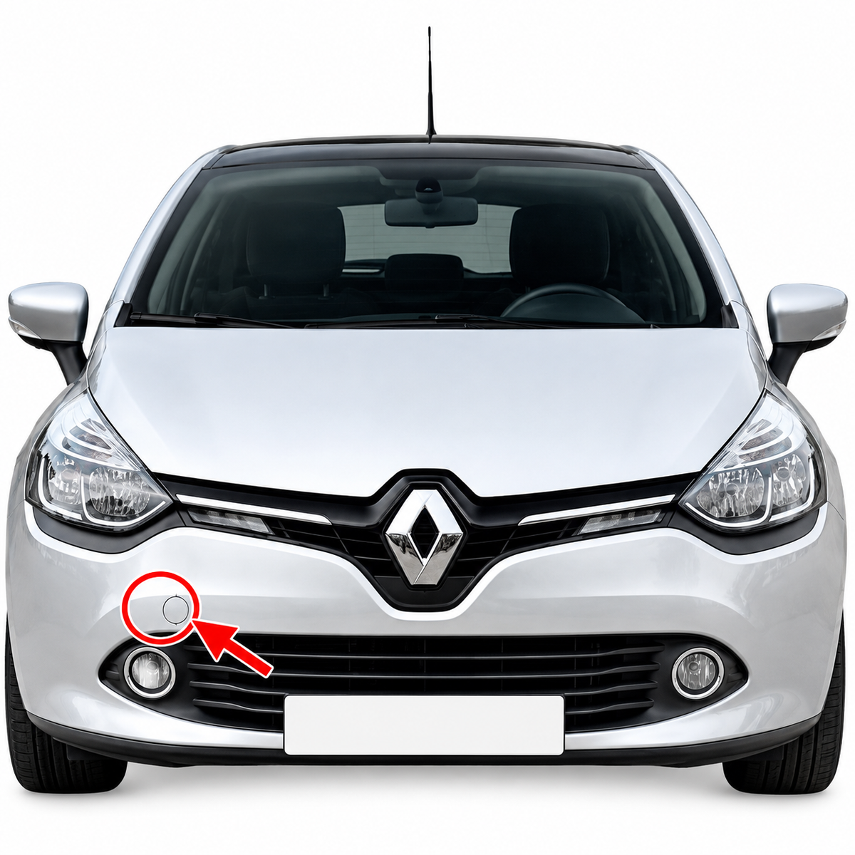 Renault Clio IV B98 pre-facelift 2012-2016 капаче за кука за теглене