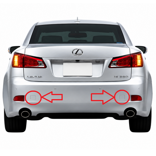 Lexus IS250 II XE20 facelift 2008-2013 капаче за кука за теглене