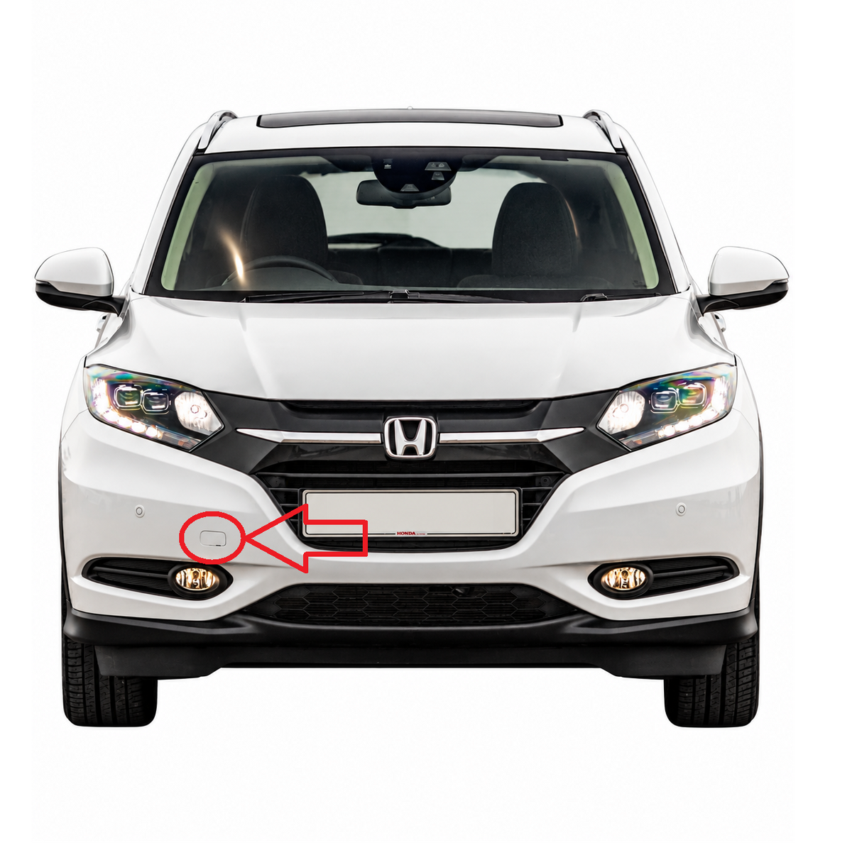 Honda HR-V II RU pre-facelift 2014-2018 капаче за кука за теглене