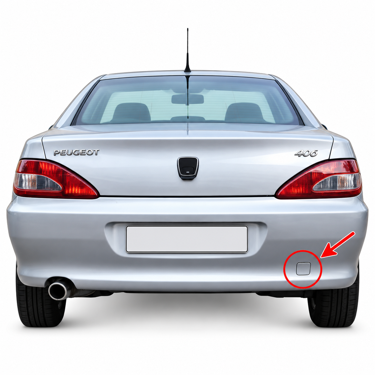 Peugeot 406 8C Coupe pre-facelift 1997-2003 капаче за кука за теглене
