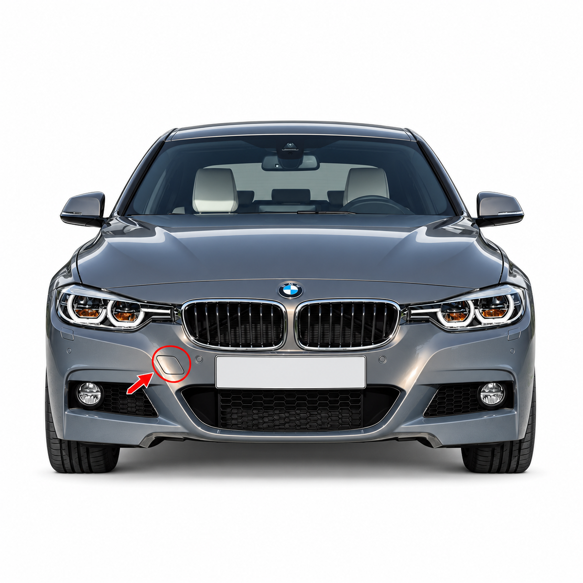 BMW 3 Series F30 / F31 facelift 2015-2019 капаче за кука за теглене