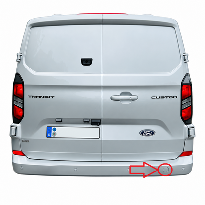 Ford Transit Custom II V710 pre-facelift 2023-present капаче за кука за теглене
