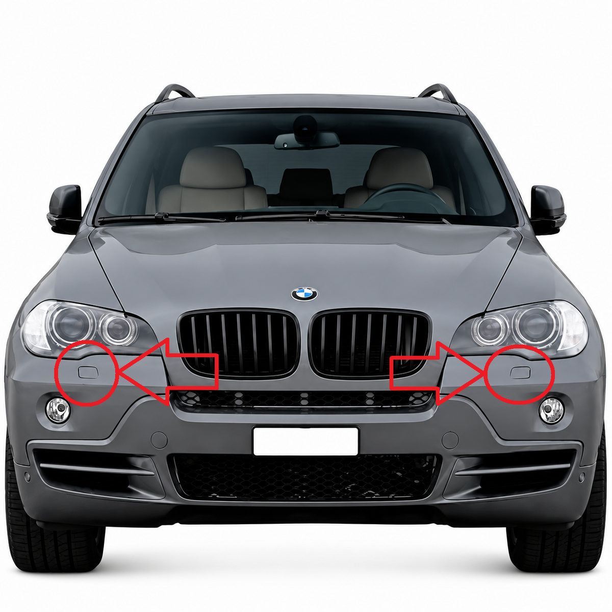 BMW X5 E70 2006-2013 капачета за пръскалки на фарове