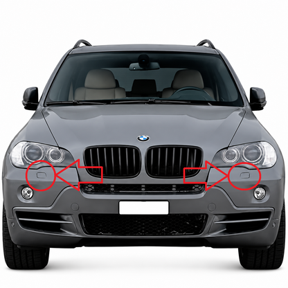BMW X5 E70 2006-2013 капачета за пръскалки на фарове