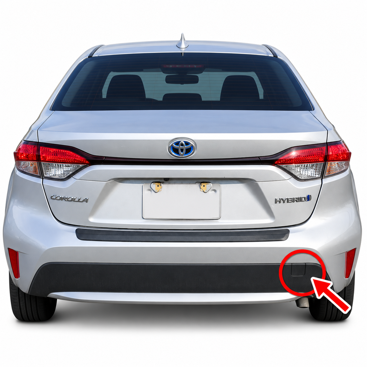 Toyota Corolla XII E210 Sedan pre-facelift 2019-2022 капаче за кука за теглене