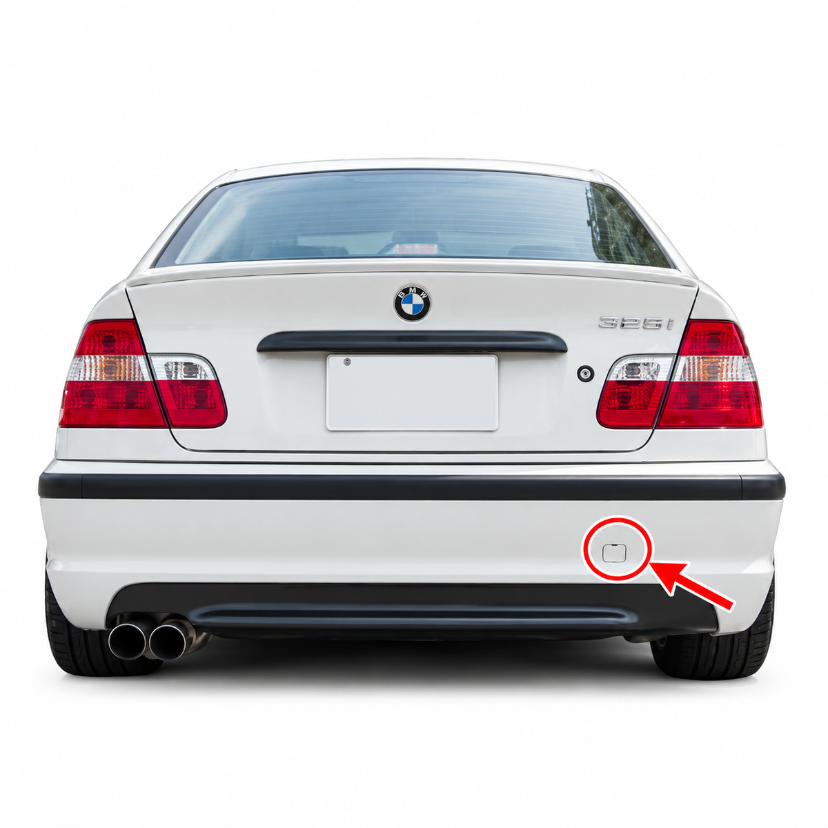 BMW 3 Series E46 Coupe / Cabrio M-Tech II pre-facelift / facelift 2001-2006 капаче за кука за теглене