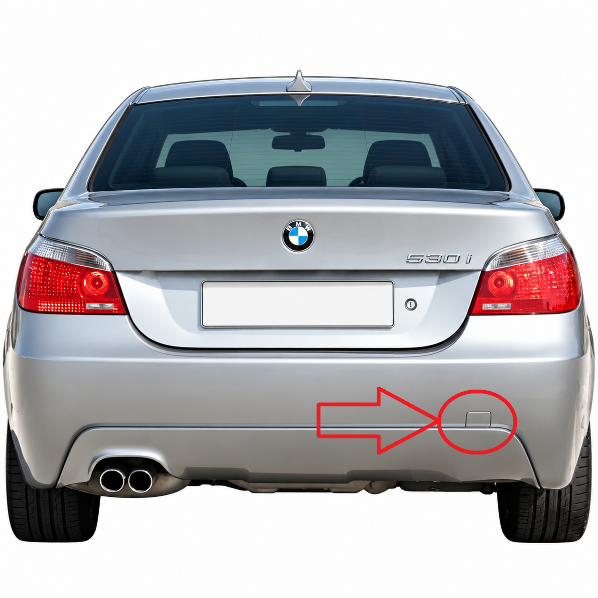 BMW 5 Series E60 M Sport pre-facelift / facelift 2004-2010 капаче за кука за теглене