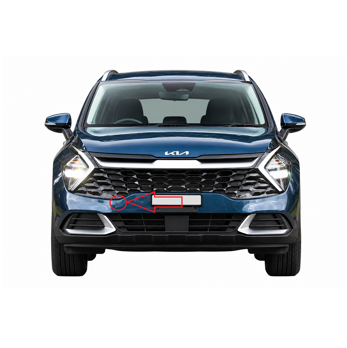 Kia Sportage V NQ5 European pre-facelift 2021-2025 капаче за кука за теглене