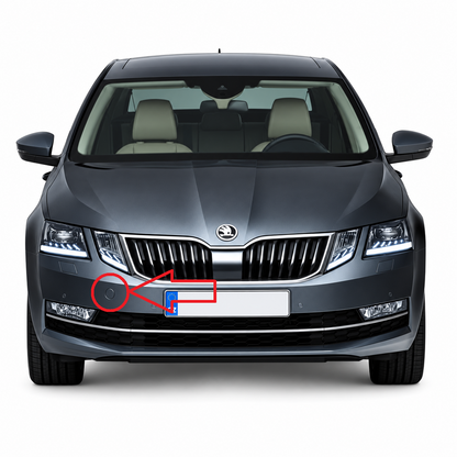 Skoda Octavia III 5E facelift 2017-2020 капаче за кука за теглене