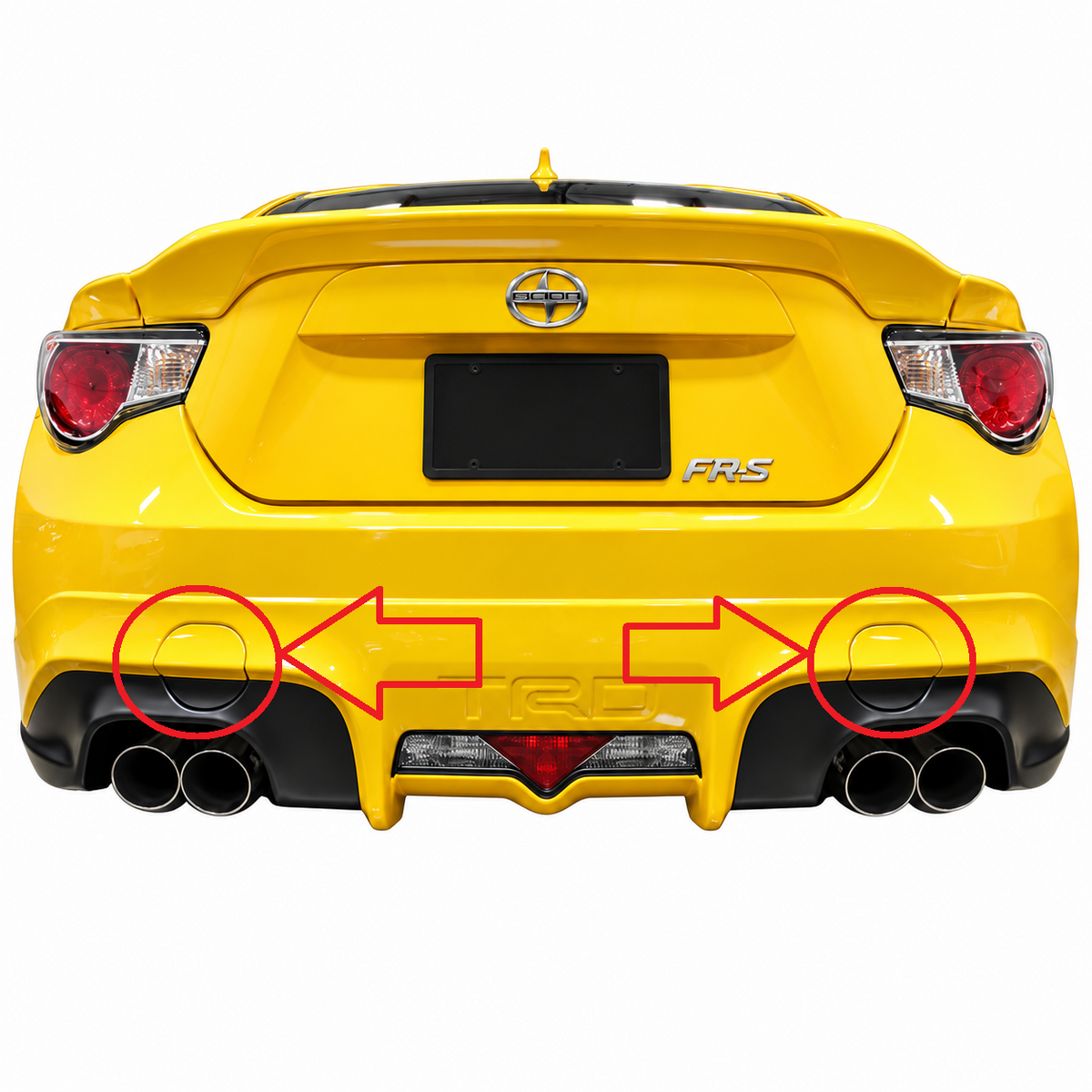 Scion FR-S ZN6 TRD Release Series 1.0 pre-facelift 2014-2015 капаче за кука за теглене