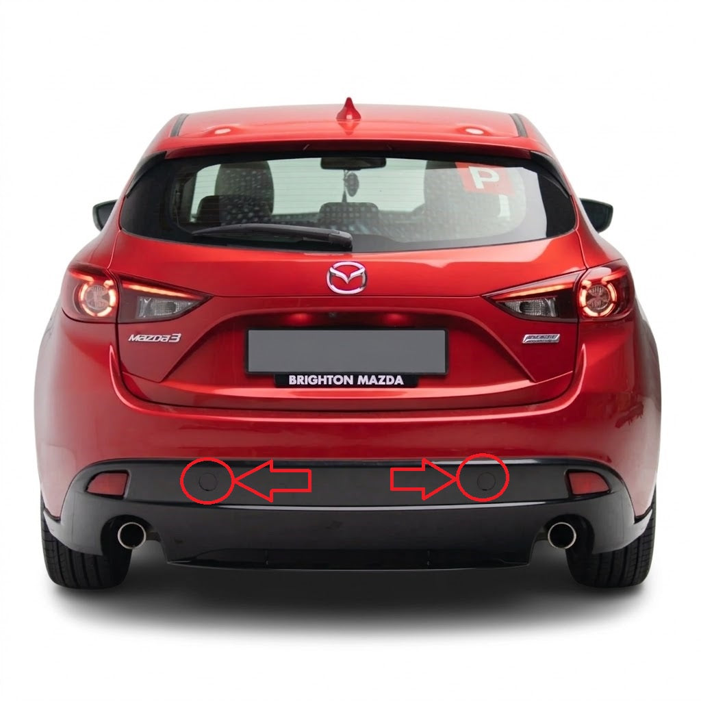 Mazda 3 BM Hatchback pre-facelift 2013-2016 капаче за кука за теглене