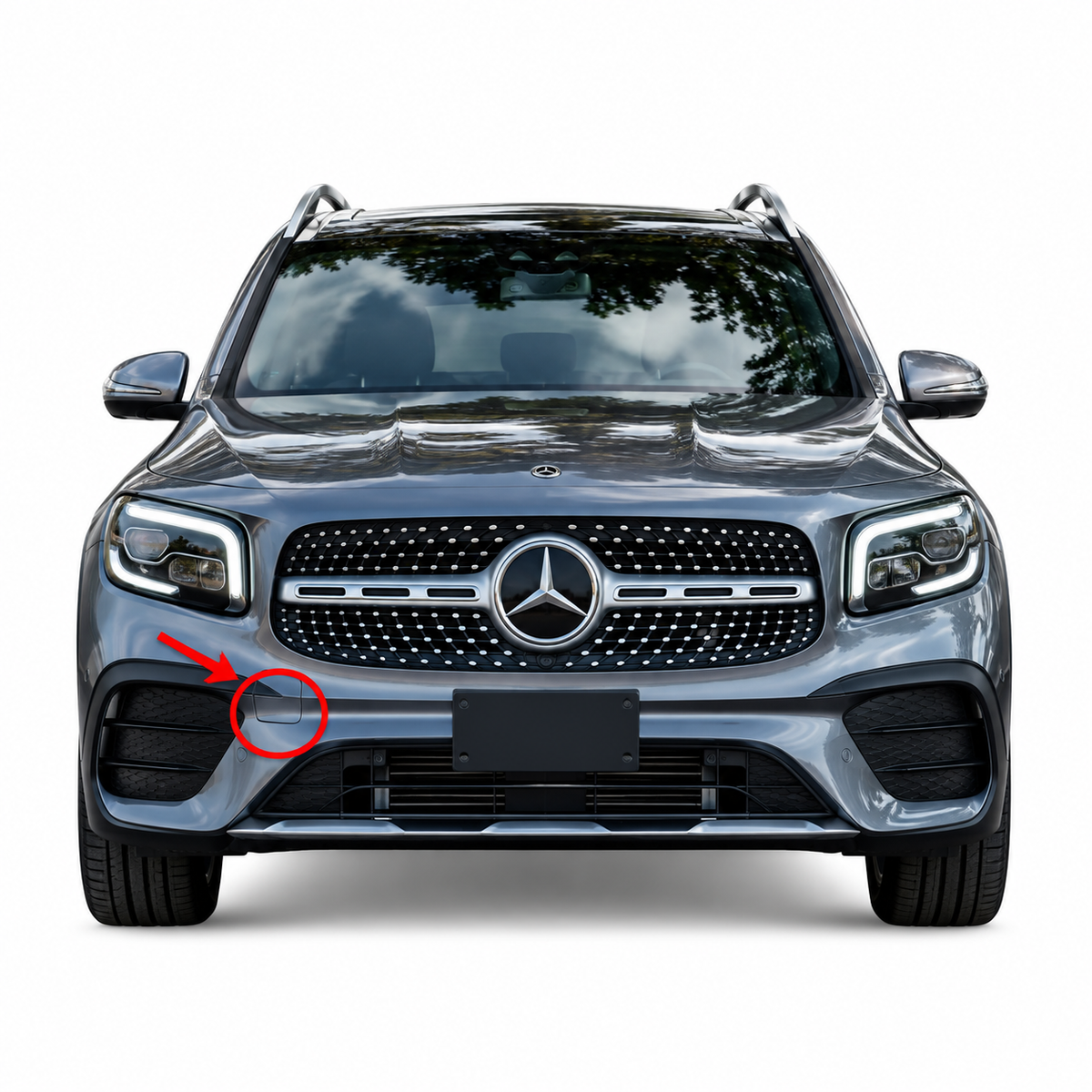 Mercedes-Benz GLB X247 AMG Line / AMG 35 pre-facelift 2019-2023 капаче за кука за теглене