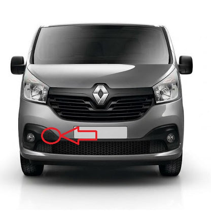 Renault Trafic III X82 pre-facelift / facelift 2014-2021 капаче за кука за теглене