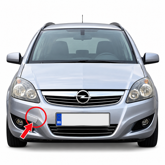 Opel Zafira B facelift 2008-2014 капаче за кука за теглене
