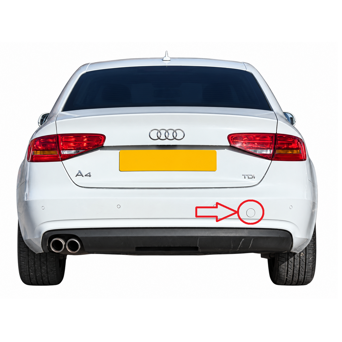 Audi A4 B8 8K pre-facelift 2007-2011 капаче за кука за теглене