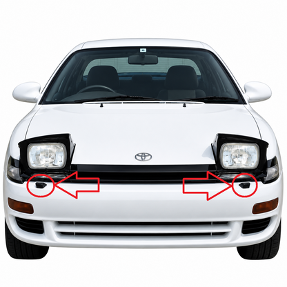 Toyota Celica V / T180 1989-1993 капачета за пръскалки на фарове