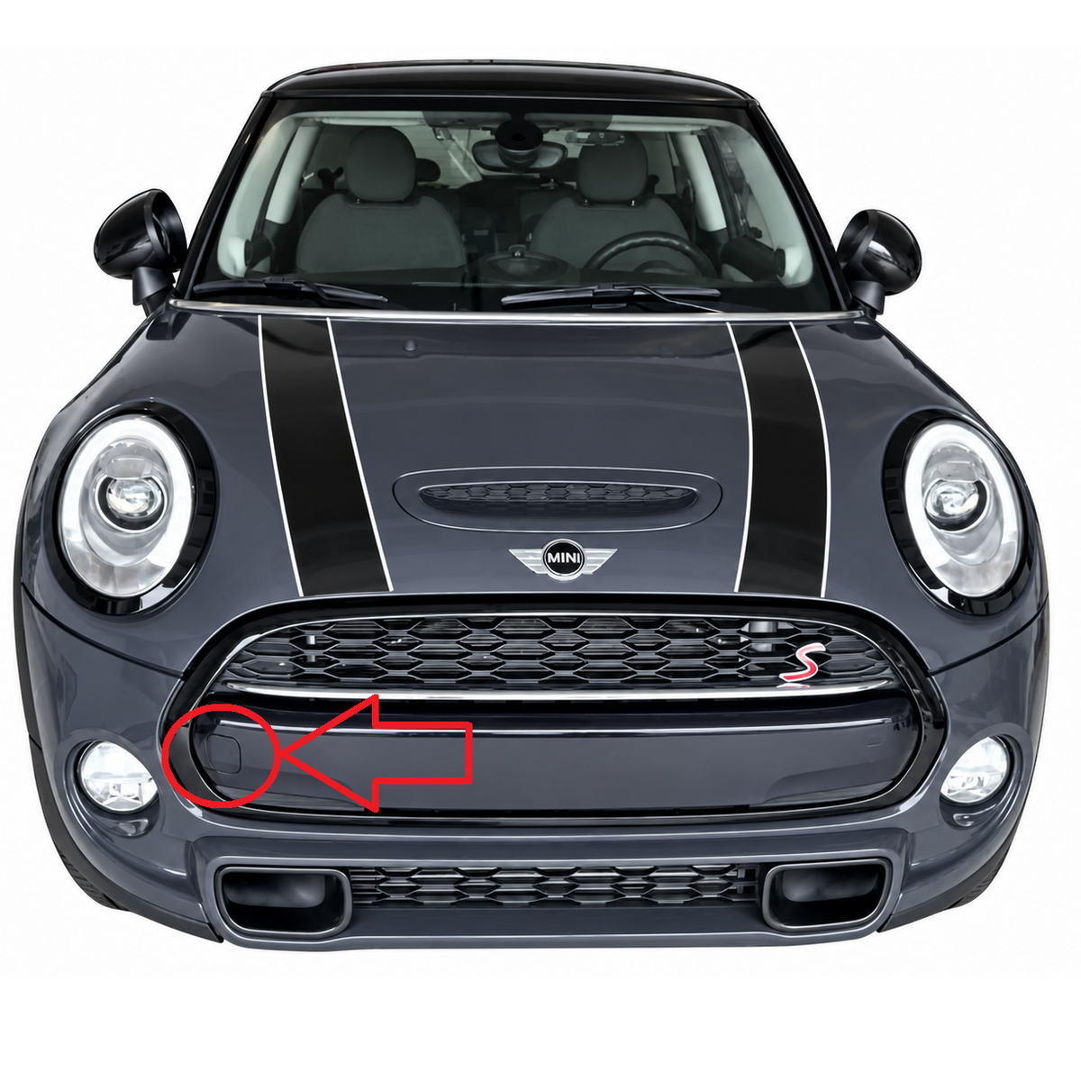 MINI Cooper S F55 2014-2021 капаче за кука за теглене