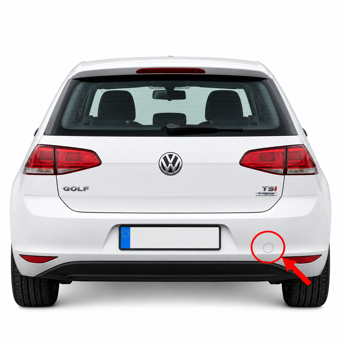 Volkswagen Golf Mk7 pre-facelift 2013-2017 капаче за кука за теглене