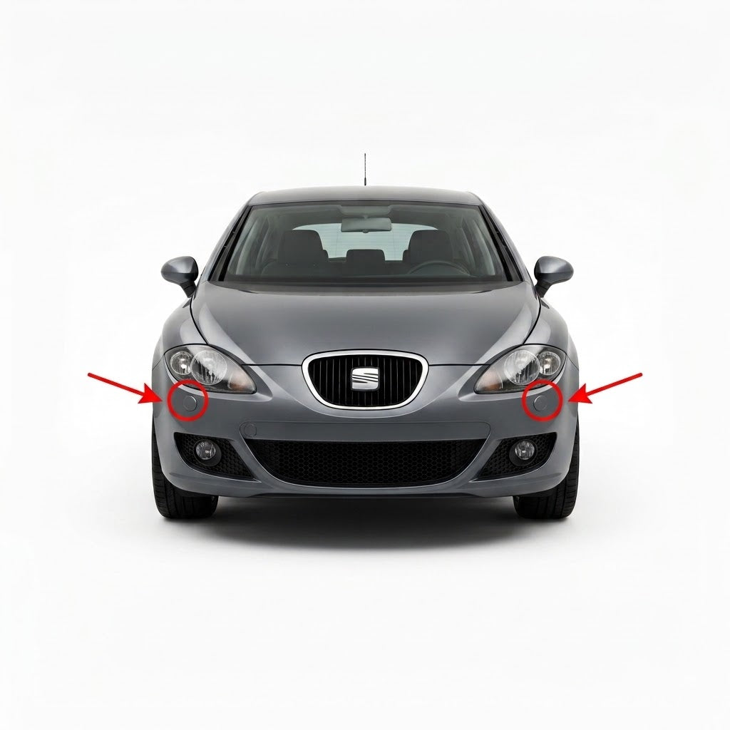 Seat Leon MK2 1P Pre-facelift 2005-2009 капачета за пръскалки на фарове