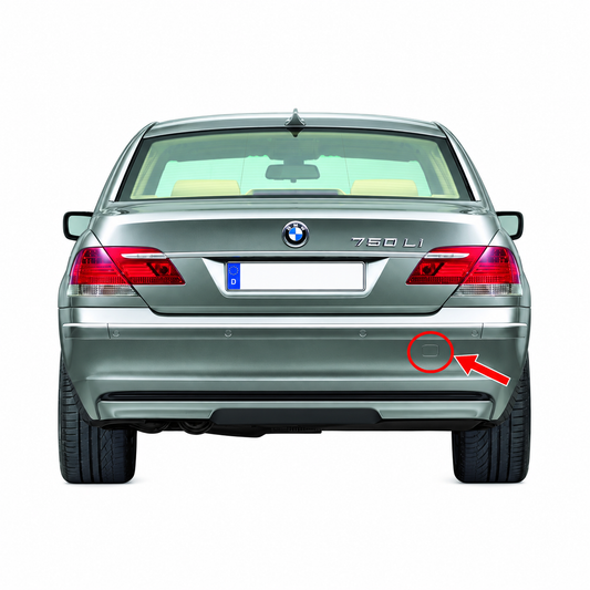 BMW 7 Series E65 / E66 facelift 2005-2008 капаче за кука за теглене