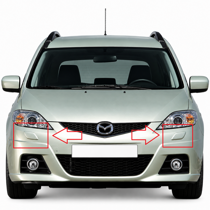 Mazda 5 CR Facelift 2008-2010 капачета за пръскалки на фарове