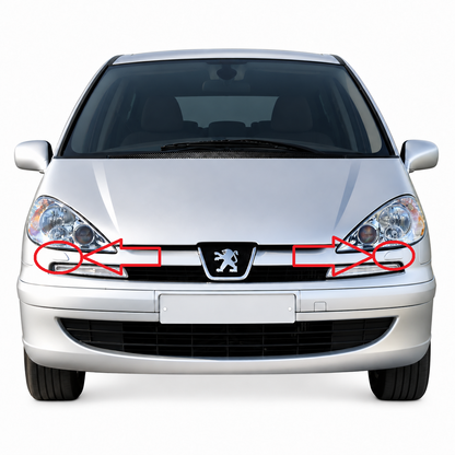 Peugeot 807 EB pre-facelift 2002-2008 капачета за пръскалки на фарове