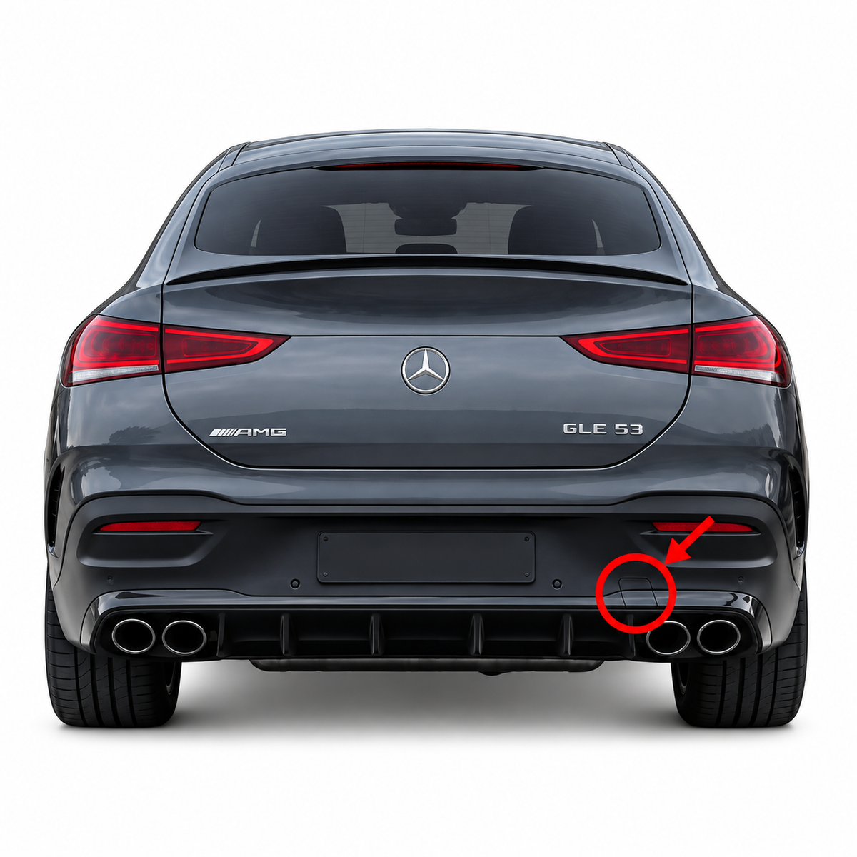 Mercedes-Benz GLE Coupé C167 AMG 53 / AMG 63 / AMG 63 S pre-facelift / facelift 2019-present капаче за кука за теглене