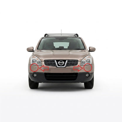 Nissan Qashqai J10 pre-facelift 2007-2010 капачета за пръскалки на фарове