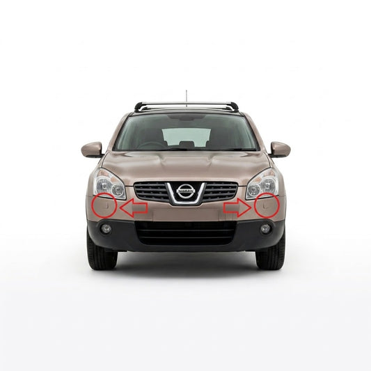 Nissan Qashqai J10 pre-facelift 2007-2010 капачета за пръскалки на фарове