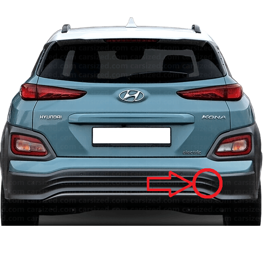 Hyundai Kona I OS Electric pre-facelift 2018-2020 капаче за кука за теглене