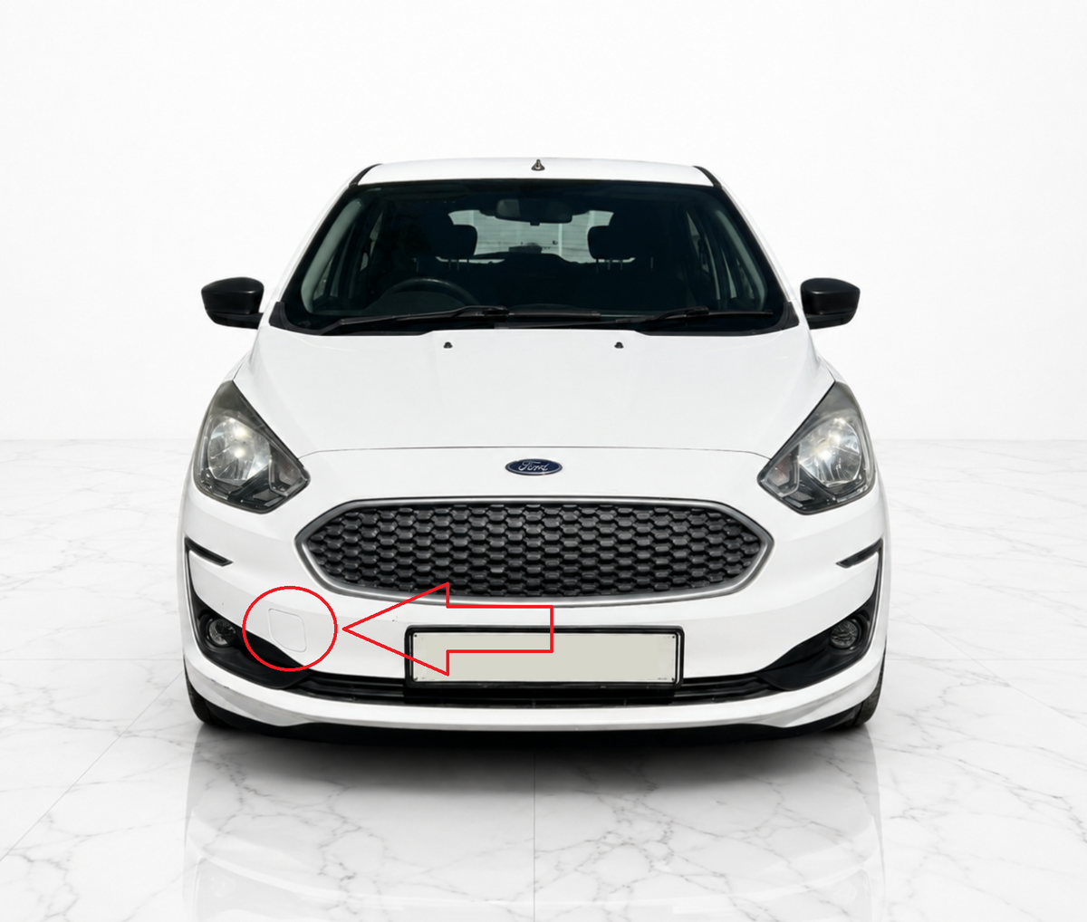 Ford Figo Mk2 facelift 2019-2021 капаче за кука за теглене