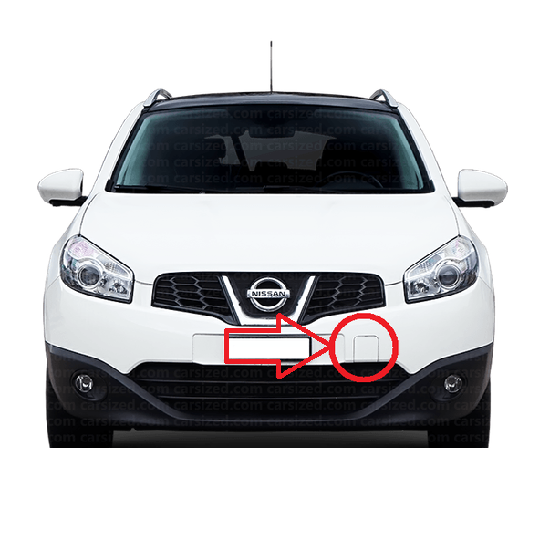 Nissan Qashqai J10 facelift 2010-2013 капаче за кука за теглене