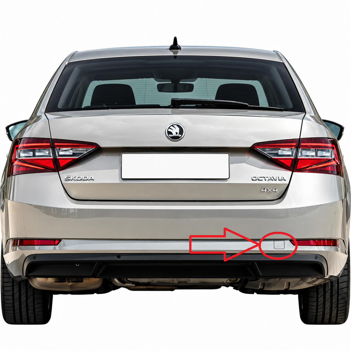 Skoda Superb III 3V pre-facelift 2015-2019 капаче за кука за теглене