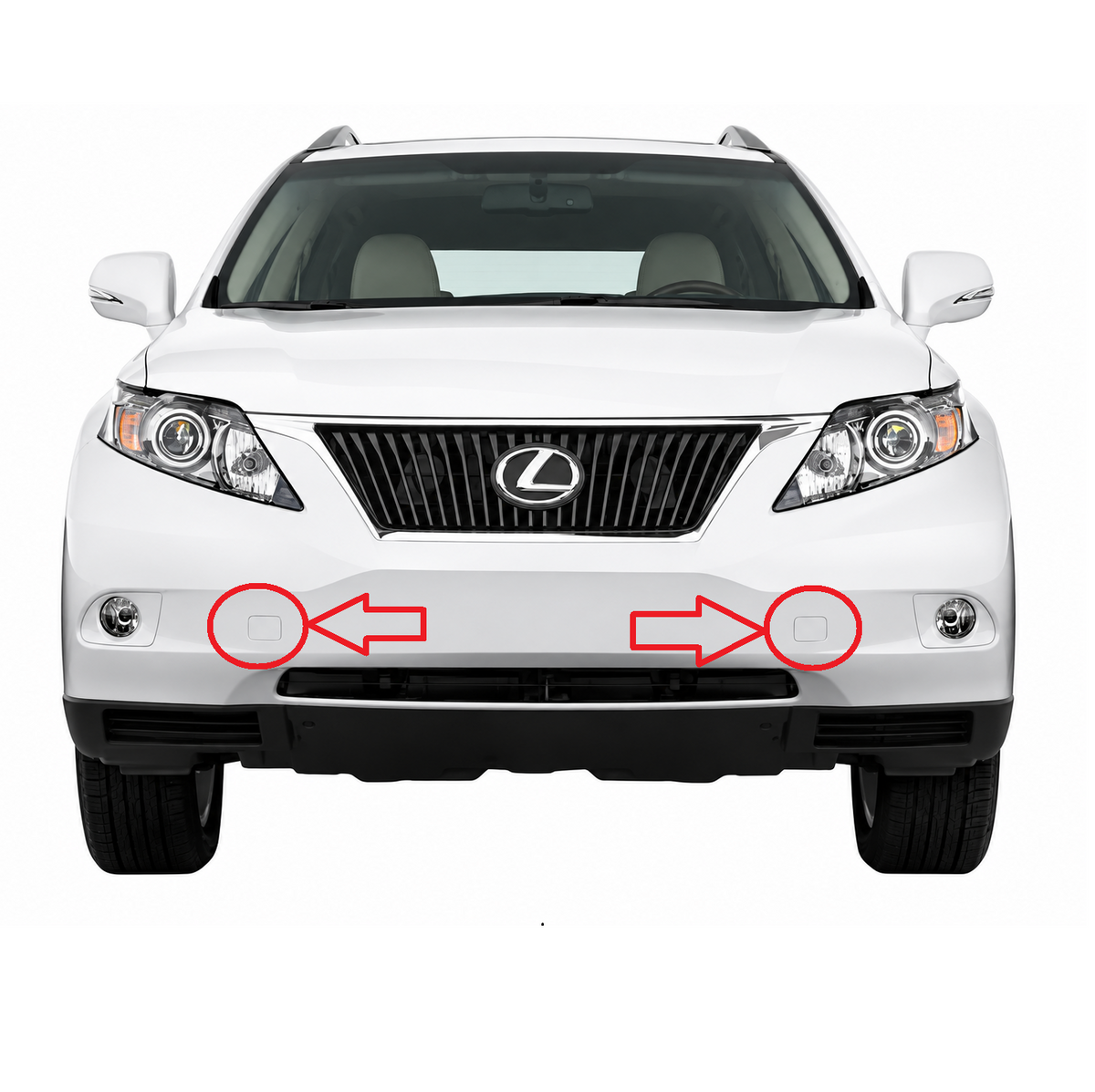 Lexus RX350 III AL10 pre-facelift 2009-2012 капаче за кука за теглене