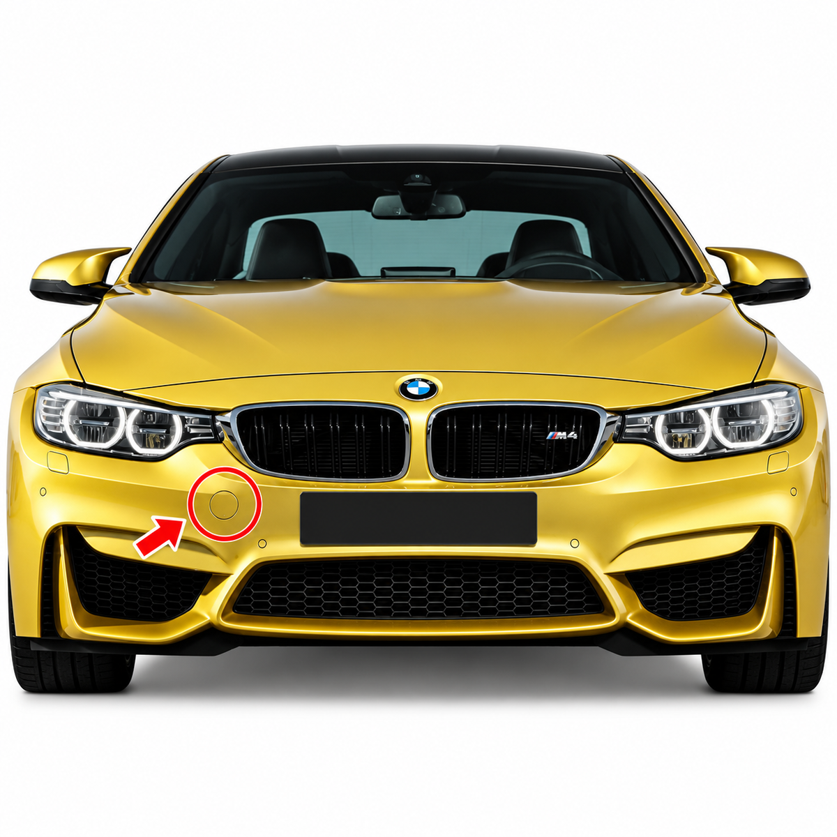 BMW M4 F82 F83 pre-facelift / facelift 2014-2020 капаче за кука за теглене