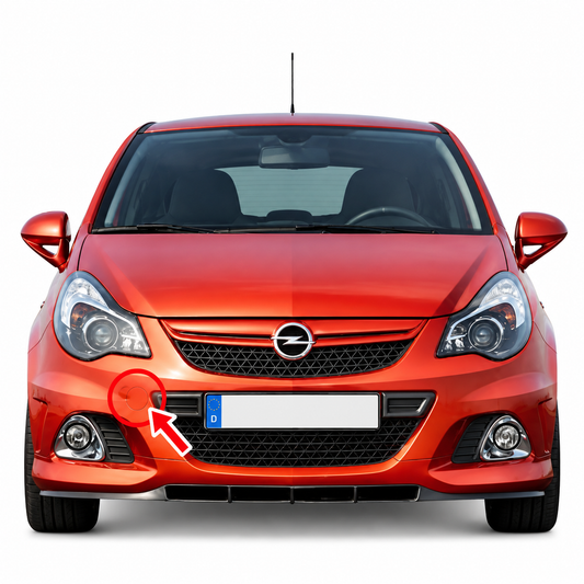 Opel Corsa D OPC / VXR pre-facelift / facelift 2007-2014 капаче за кука за теглене