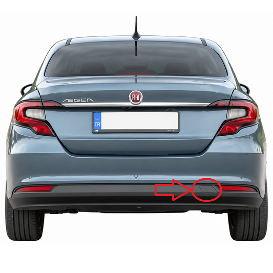 Fiat Tipo / Egea Sedan 356 pre-facelift 2015-2020 капаче за кука за теглене