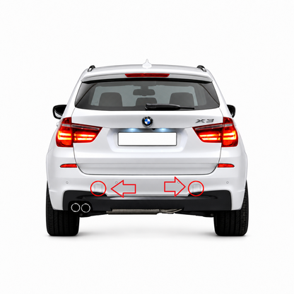 BMW X3 F25 M Sport pre-facelift / facelift 2011-2017 капаче за кука за теглене
