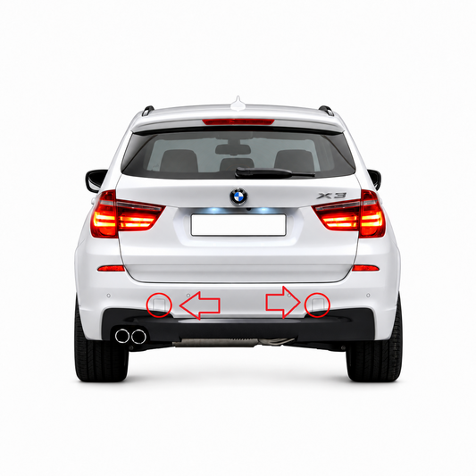 BMW X3 F25 M Sport pre-facelift / facelift 2011-2017 капаче за кука за теглене