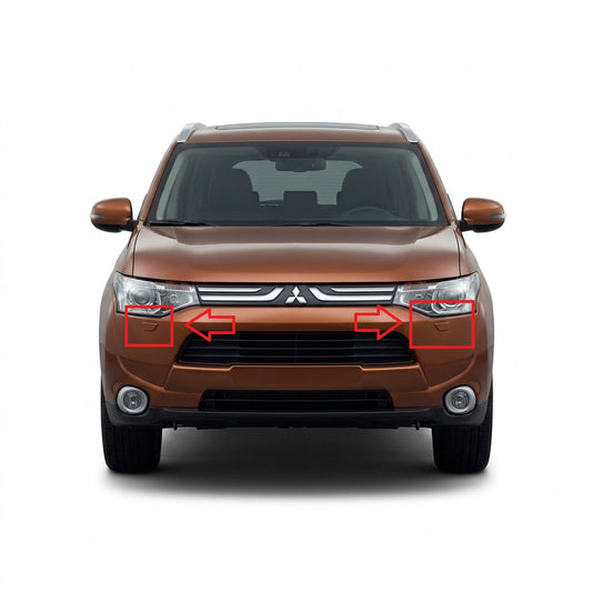 Mitsubishi Outlander MK3 Pre-Facelift 2012-2015 капачета за пръскалки на фарове