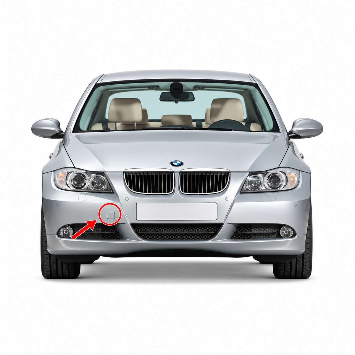 BMW 3 Series E90 / E91 pre-facelift 2005-2008 капаче за кука за теглене