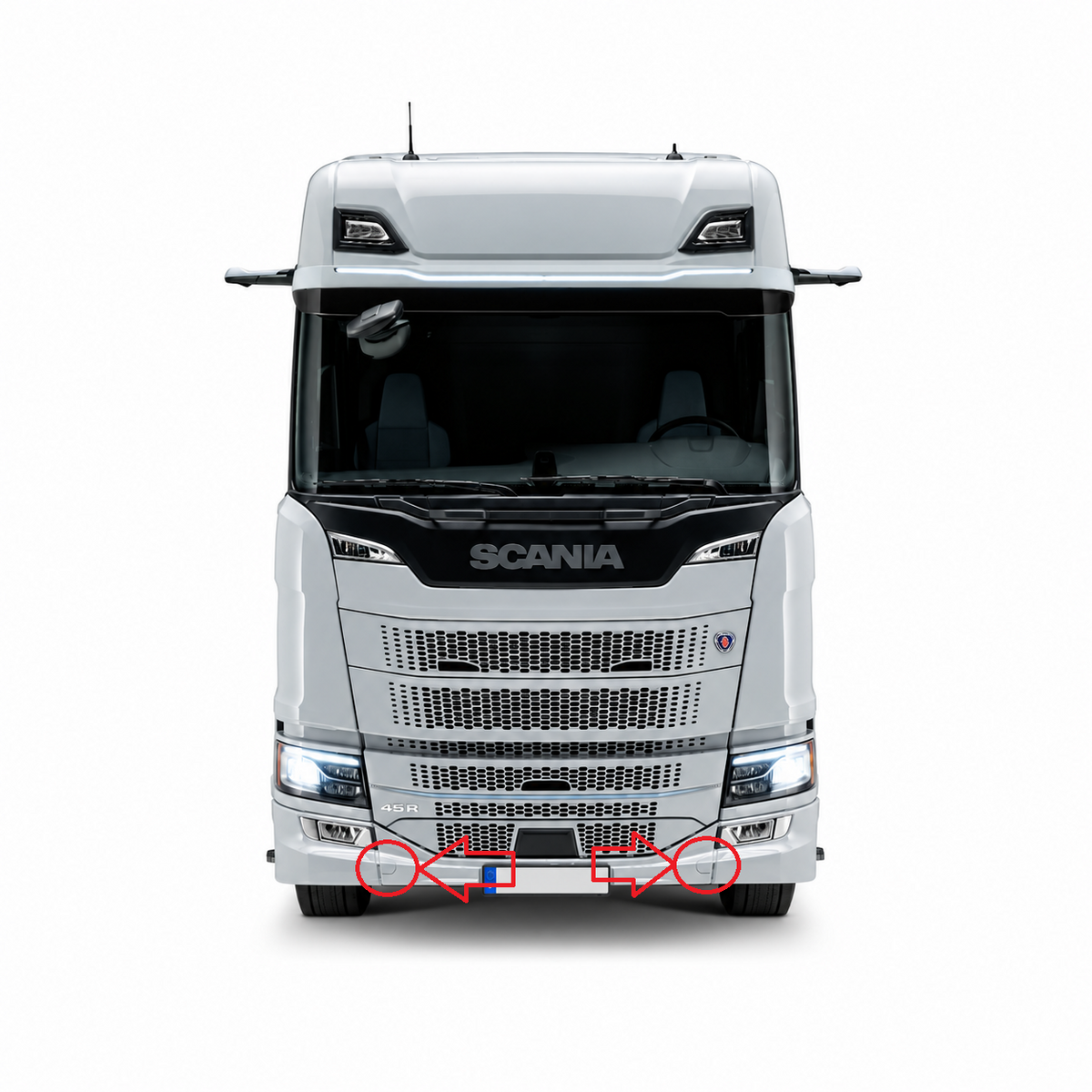 Scania S / R / G Next Generation 2017-2023 капаче за кука за теглене