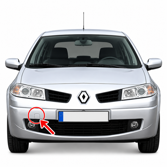 Renault Megane II X84 Hatchback facelift 2006-2008 капаче за кука за теглене