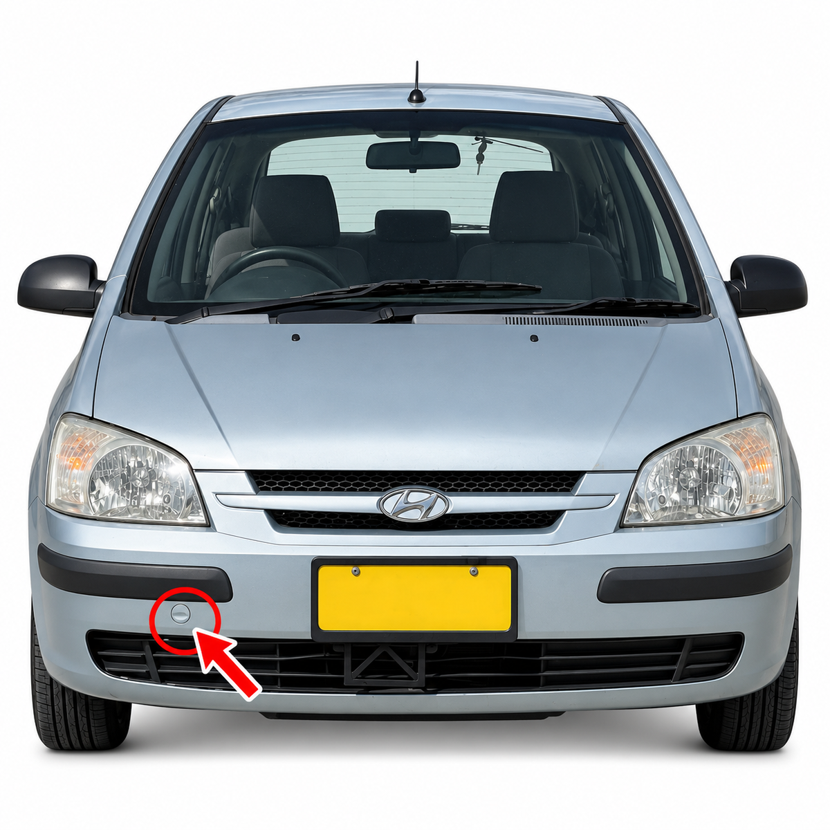 Hyundai Getz I TB pre-facelift 2002-2005 капаче за кука за теглене