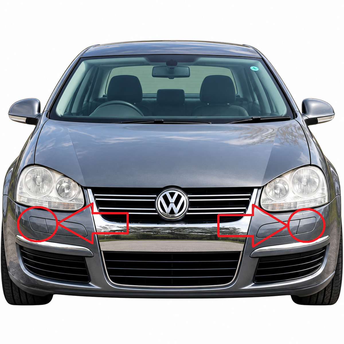 Volkswagen Jetta V / 1K5 2005-2010 капачета за пръскалки на фарове